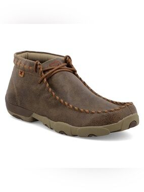 Twisted X Bomber Brown Chukka Driving Mocs Men’s Size 11